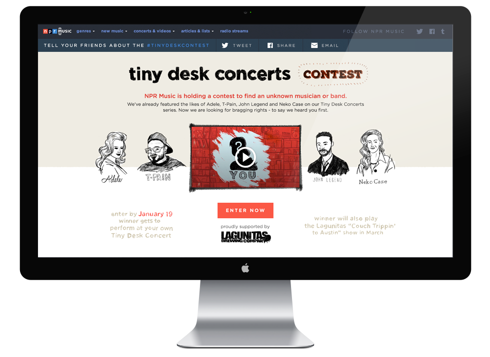 Tiny Desk Concert Contest Mock Up